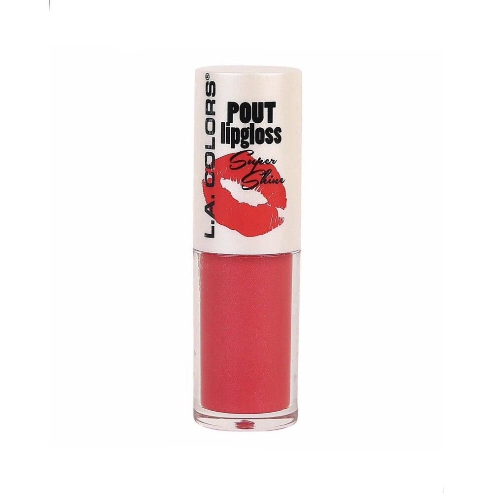 L.A. Colors Pout Super Shine Lip Gloss Hot Lips Shade CLG646